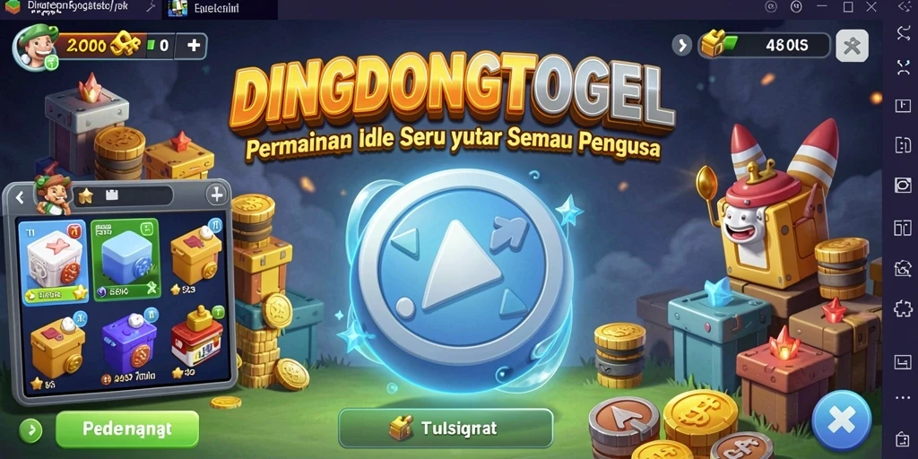 Tangkapan layar gameplay DINGDONGTOGEL yang menarik dan interaktif.