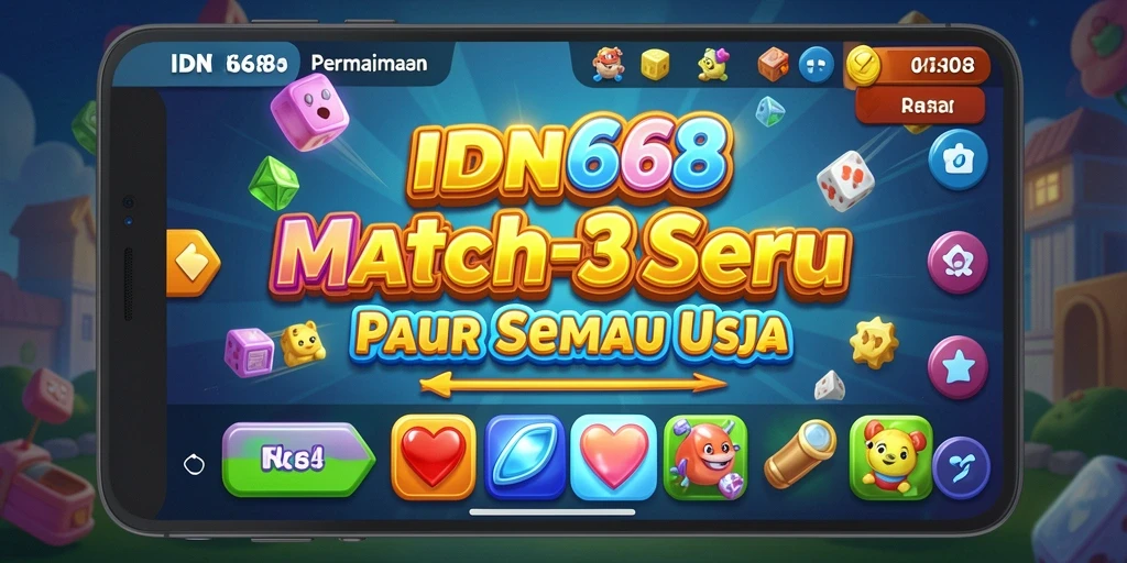 Tampilan menarik dari gameplay <strong>IDN668</strong> yang penuh warna.