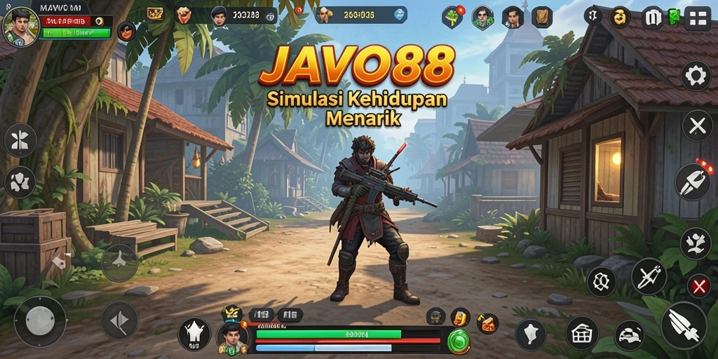 Tampilan grafis realistis dan interaksi menarik dalam gameplay JAVO88.