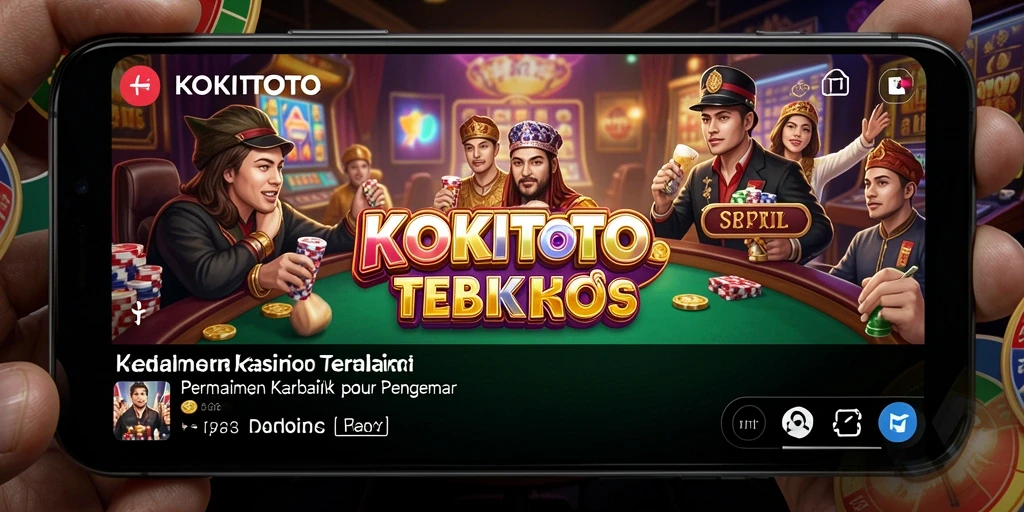 Screenshot utama KOKITOTO menunjukkan gameplay Kasino yang menarik.