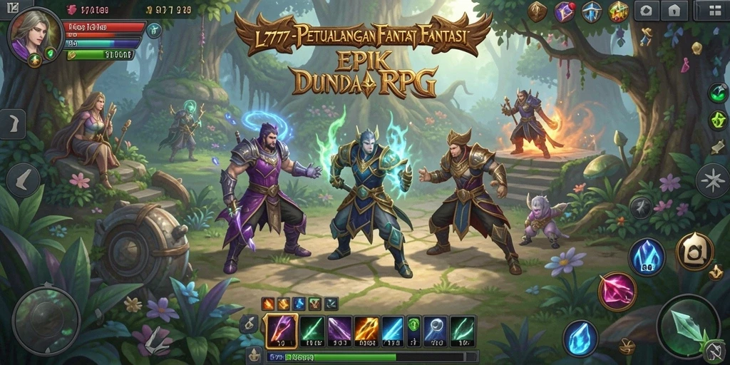 Tampilan gameplay L777 yang menakjubkan dalam dunia RPG.