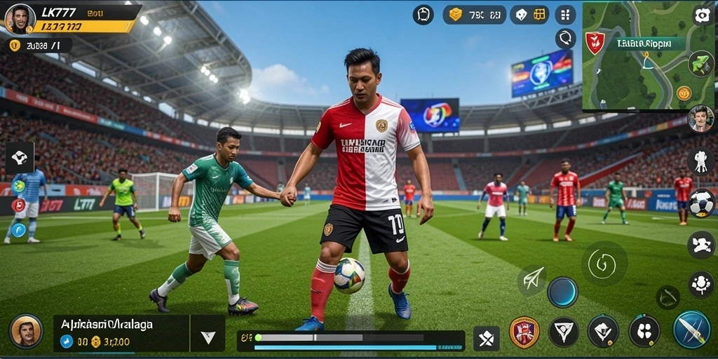 Tampilan gameplay seru di LK777 dengan berbagai cabang olahraga.