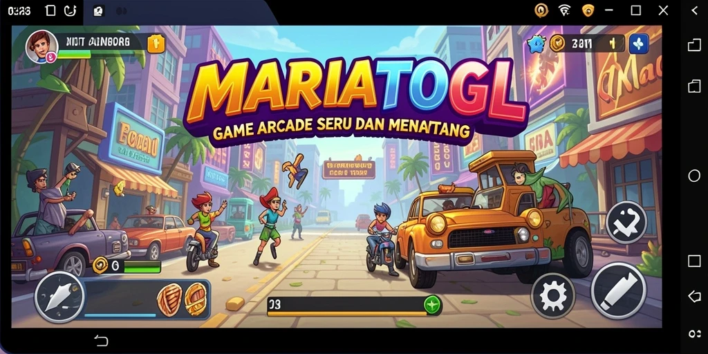 Tampilan gameplay MARIATOGL yang penuh aksi dan keseruan.
