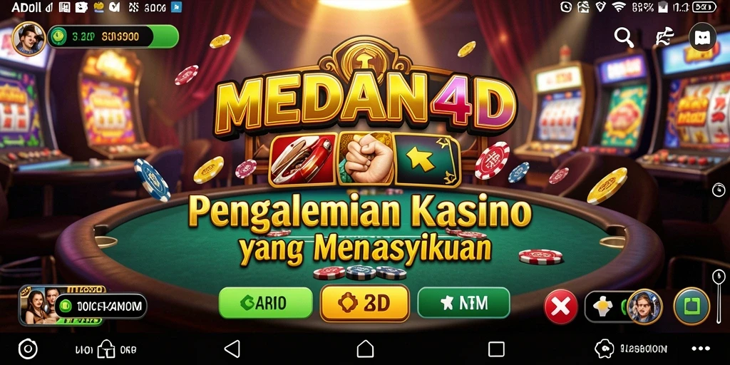 Tampilan menarik dari gameplay <strong>MEDAN4D</strong> yang memukau.