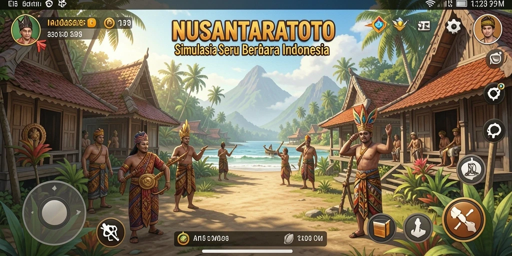 Tampilan gameplay NUSANTARATOTO yang menarik dan imersif.