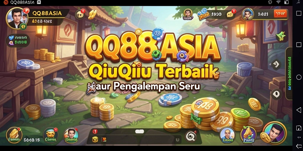 Tangkapan layar dari gameplay QiuQiu yang mengasyikkan di QQ88ASIA.