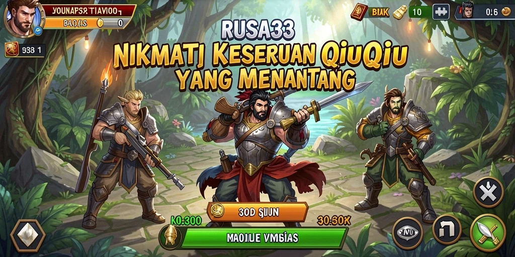 Screenshot RUSA33 menampilkan gameplay QiuQiu yang seru.