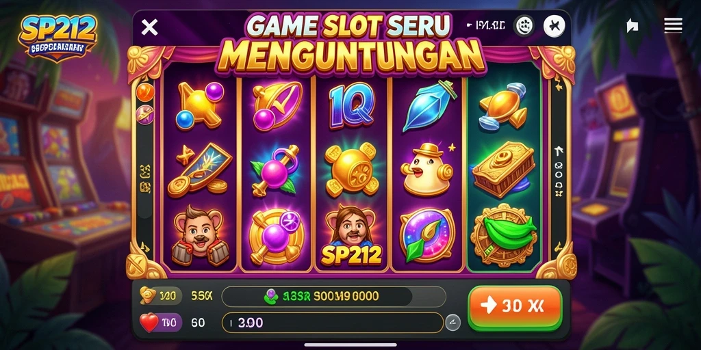 Tampilan gameplay SP212 yang seru dengan berbagai fitur menarik.